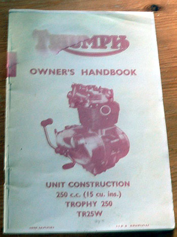 Triumph Owners Handbook