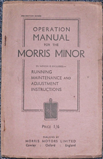 Genuine Morris Motors Manual