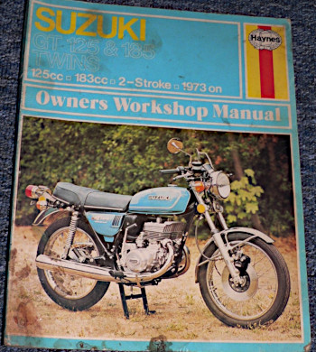 Suzuki GT125 & GT185 twins, Haynes BoL