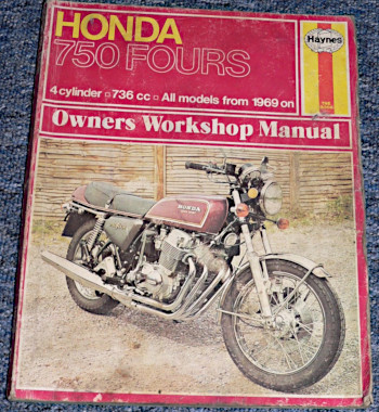 Honda 750 fours, CB750 & CB750F, Haynes BoL