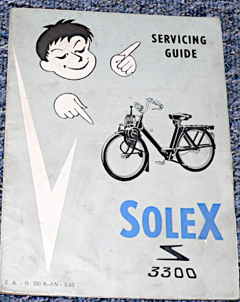 Solex 3300 Servicing Guide sheet