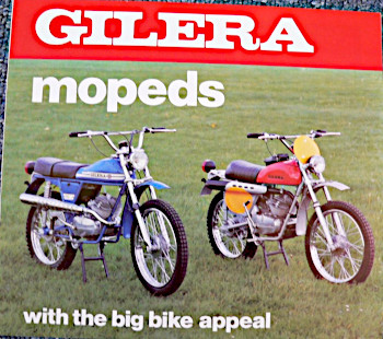 Gilera mopeds sales leaflet