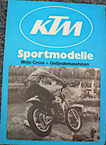KTM Motocross sales leaflet