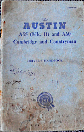 Austin A55 and A60 drivers handbook