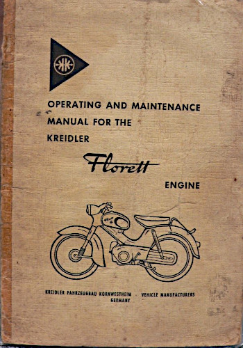 Kreidler Florett engine manual