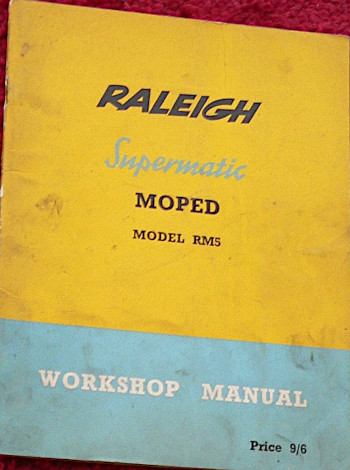 Raleigh RM5 Riding & Maintenance book