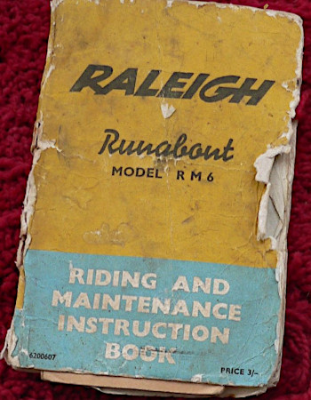 Raleigh RM6 Riding and maintenance instruction book