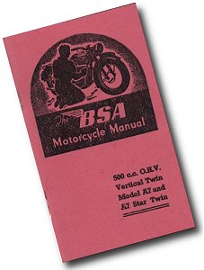 BSA Motor cycle manual